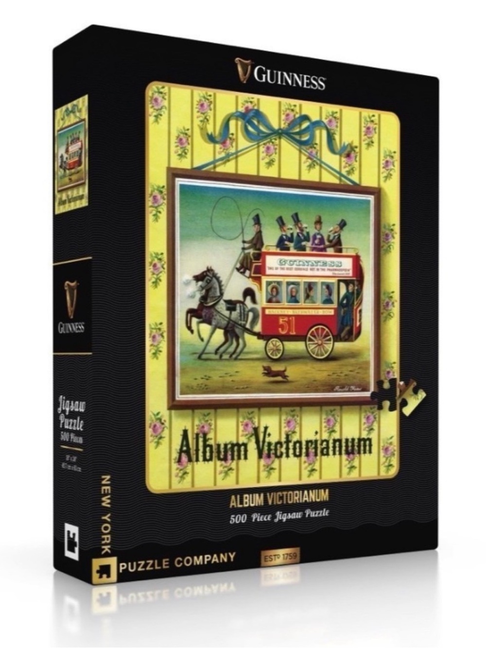 New York Puzzle Company Guinness Album Victorianum 1000 Pc Jigsaw Puzzle NEW